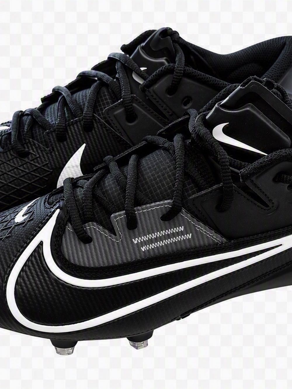 Nike Vapor Edge Elite 360 2 Blk Detachable Football Cleat Men's 10.5 FJ7021-100